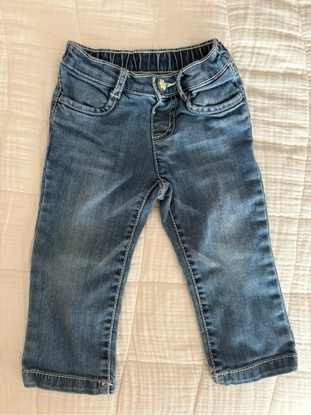 Gymboree Boys Blue Denim Jeans with Elastic Waist